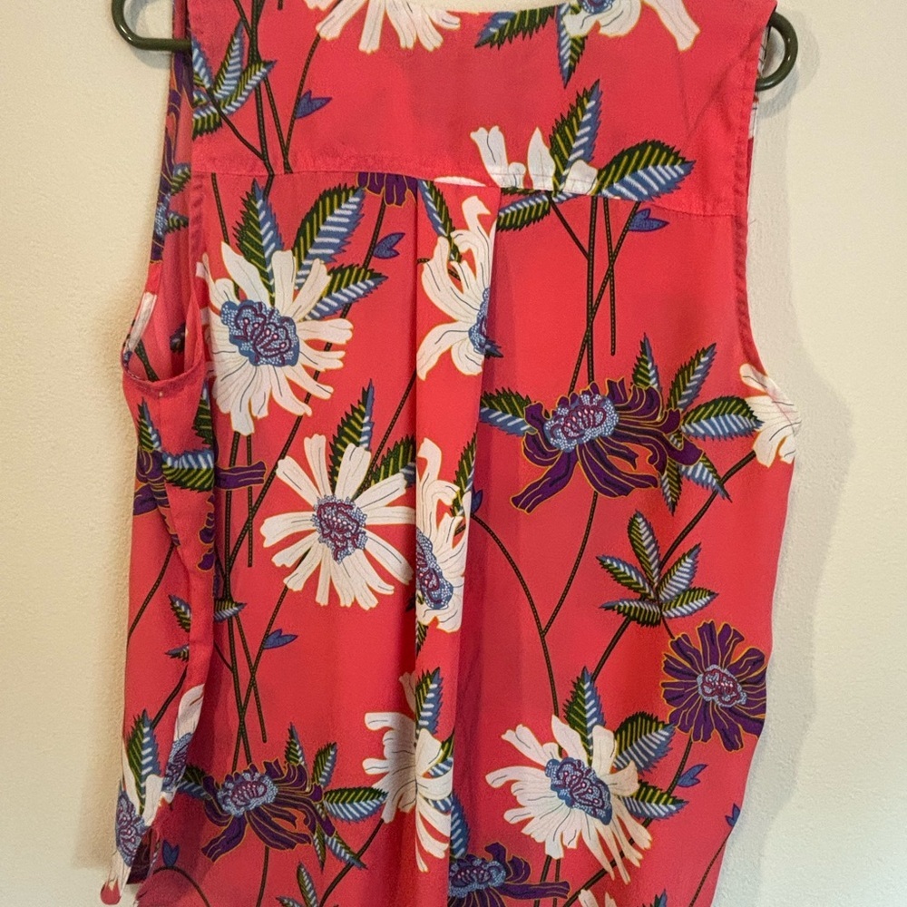 Violet & Claire Sleeveless Top Size XL Coral - Picture 4 of 6
